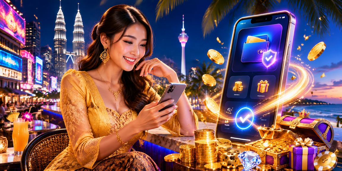 Pengguna Kuala Lumpur log masuk ke platform kasino mudah alih 174 dengan pakaian kebaya